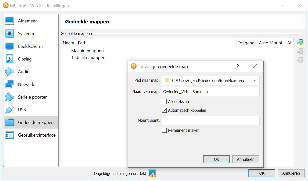 Tip 09 Een gedeelde map is handig als je regelmatig bestanden uitwisselt tussen de host-en gast-computer.