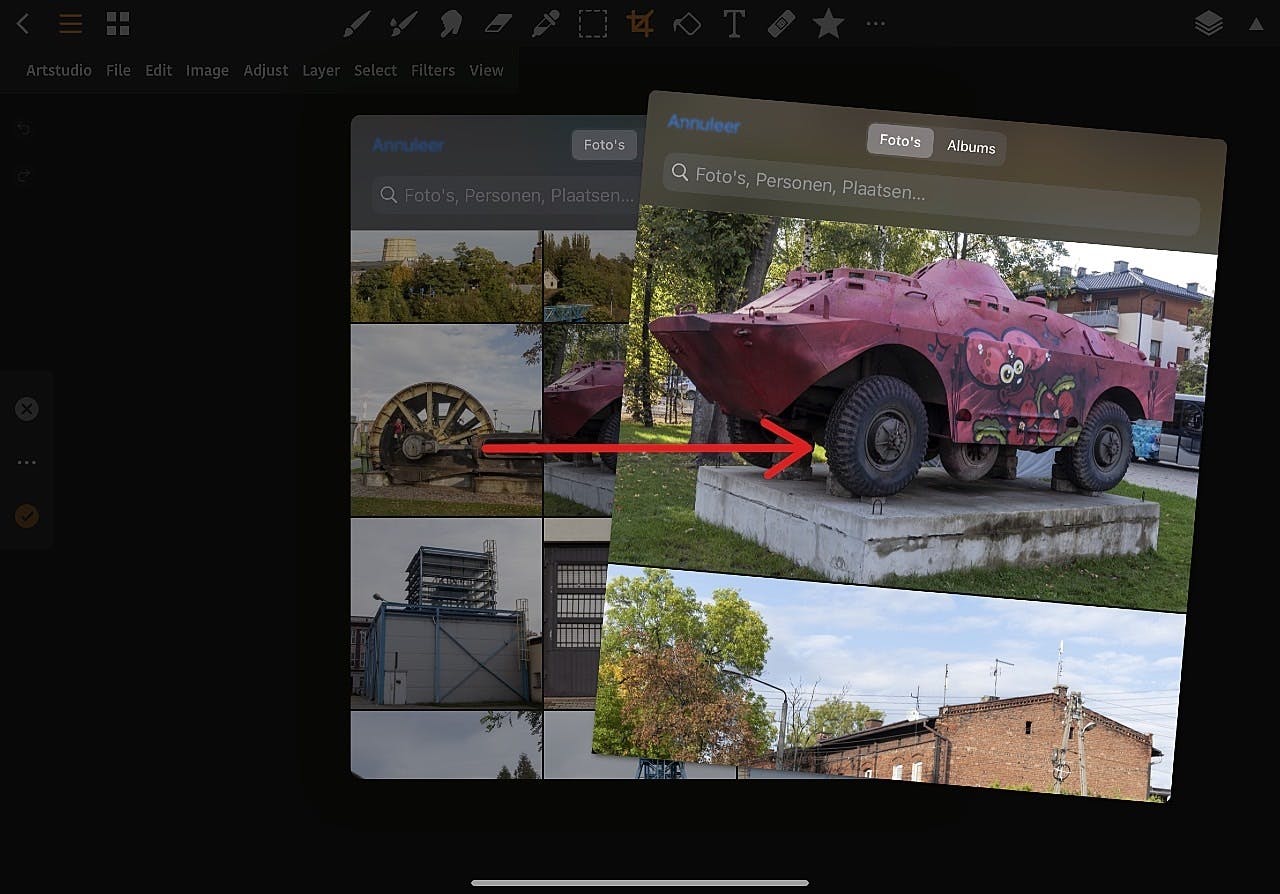 Eindelijk kun je ook fatsoenlijk zoomen in de previews die je ziet in de importeer-dialoog van een app.
