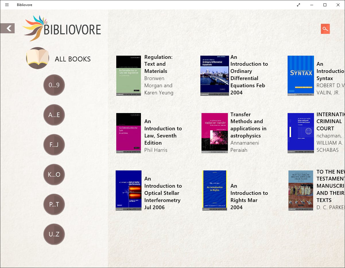Tip 05 Bibliovore is een e-reader voor de pc die uitblinkt in eenvoud.