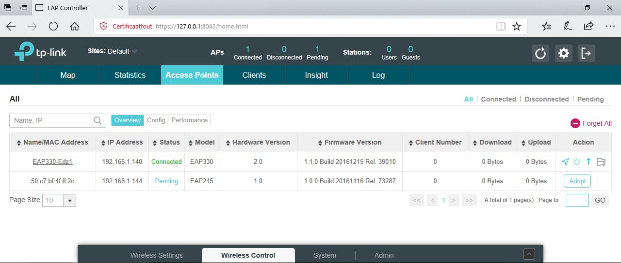 Het voordeel van een wifi-systeem is centraal beheer van meerdere accesspoints.