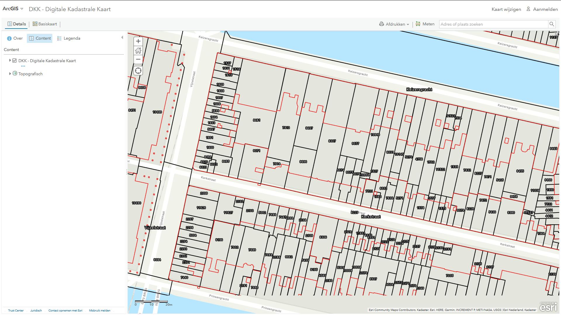 Tip 07 Living Atlas: voor alle soorten kaarten die je niet vindt op Google Maps.