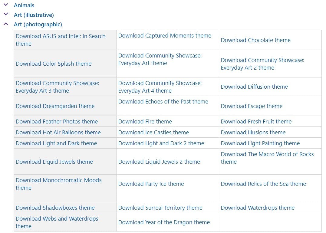 Windows 10 thema installeren