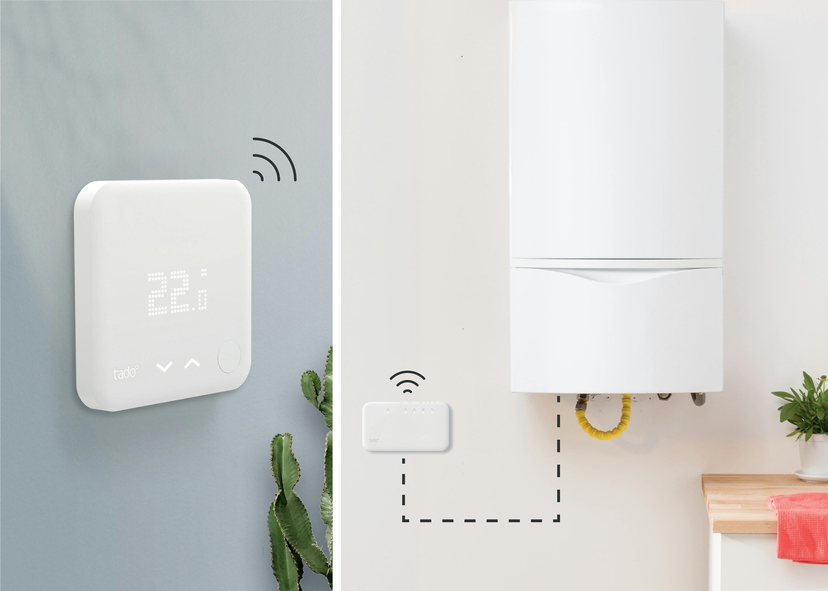 Tado komt met draadloze sensor en draadloze starterskit