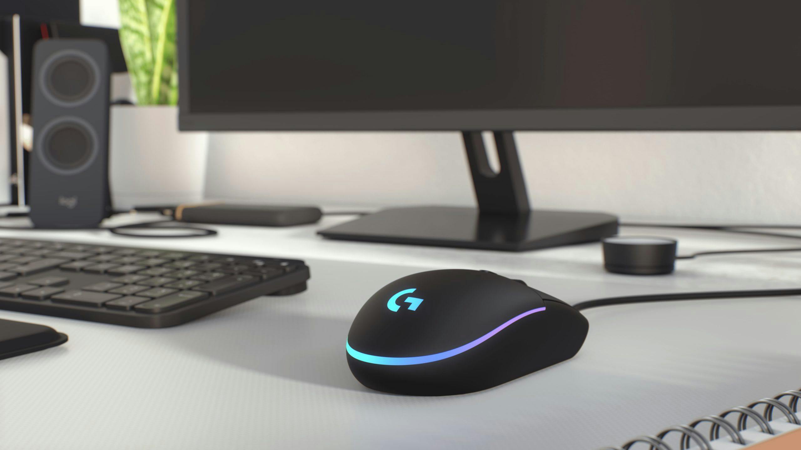 Logitech G203 Lightsync - Een goede muis op een vreemde positie