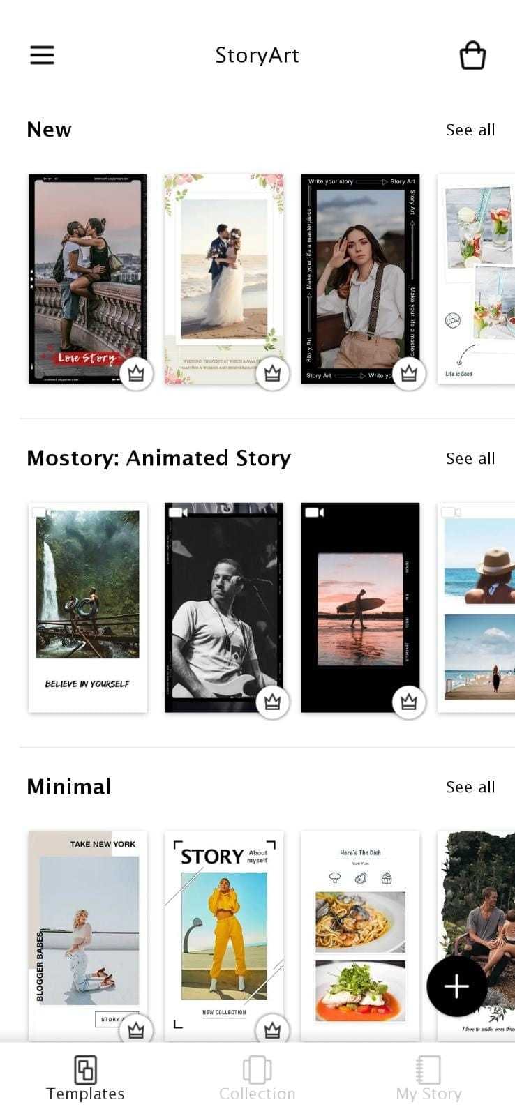Collage maken insta story