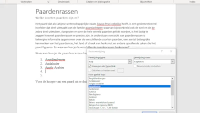 Zo stop je kruisverwijzingen in je Word-document