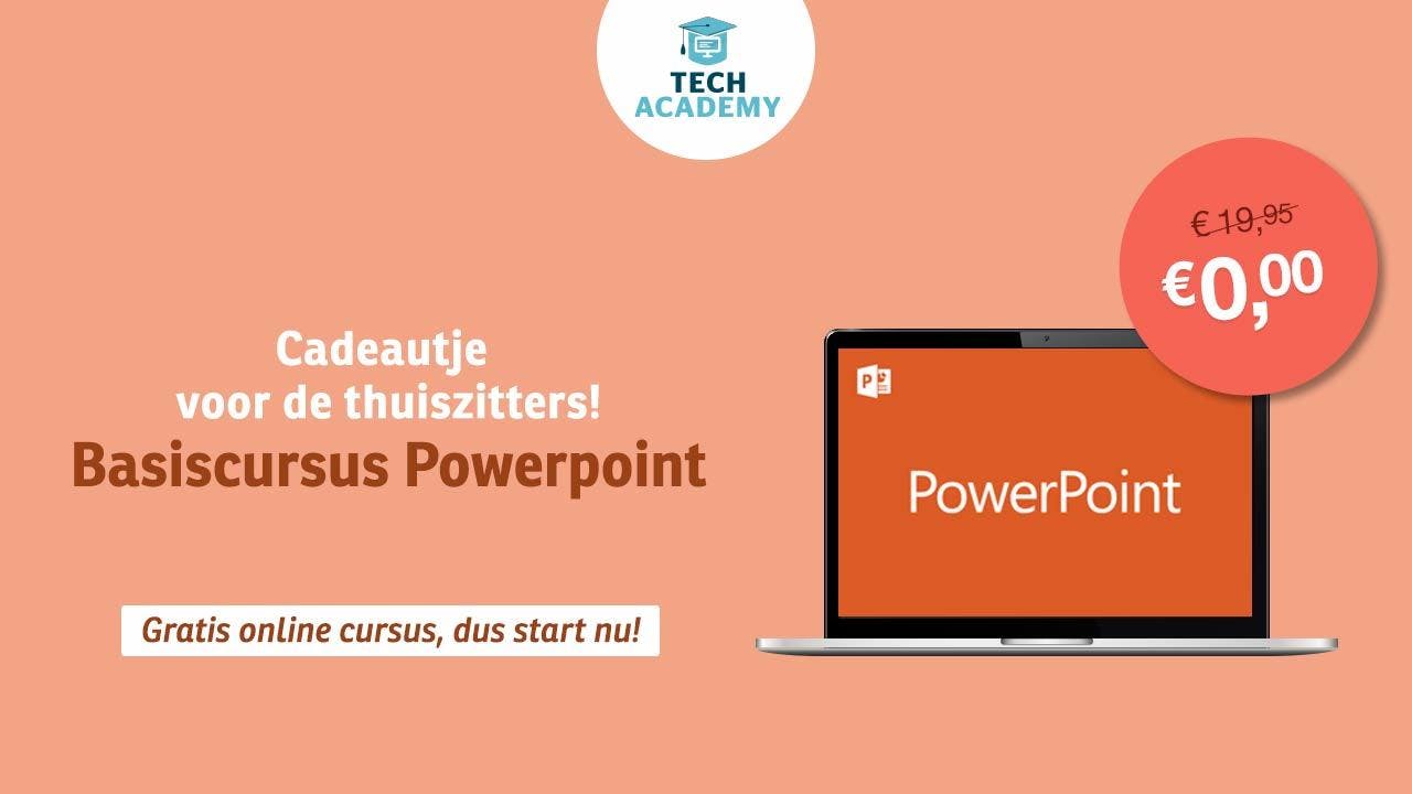 Tech Academy: basiscursus PowerPoint
