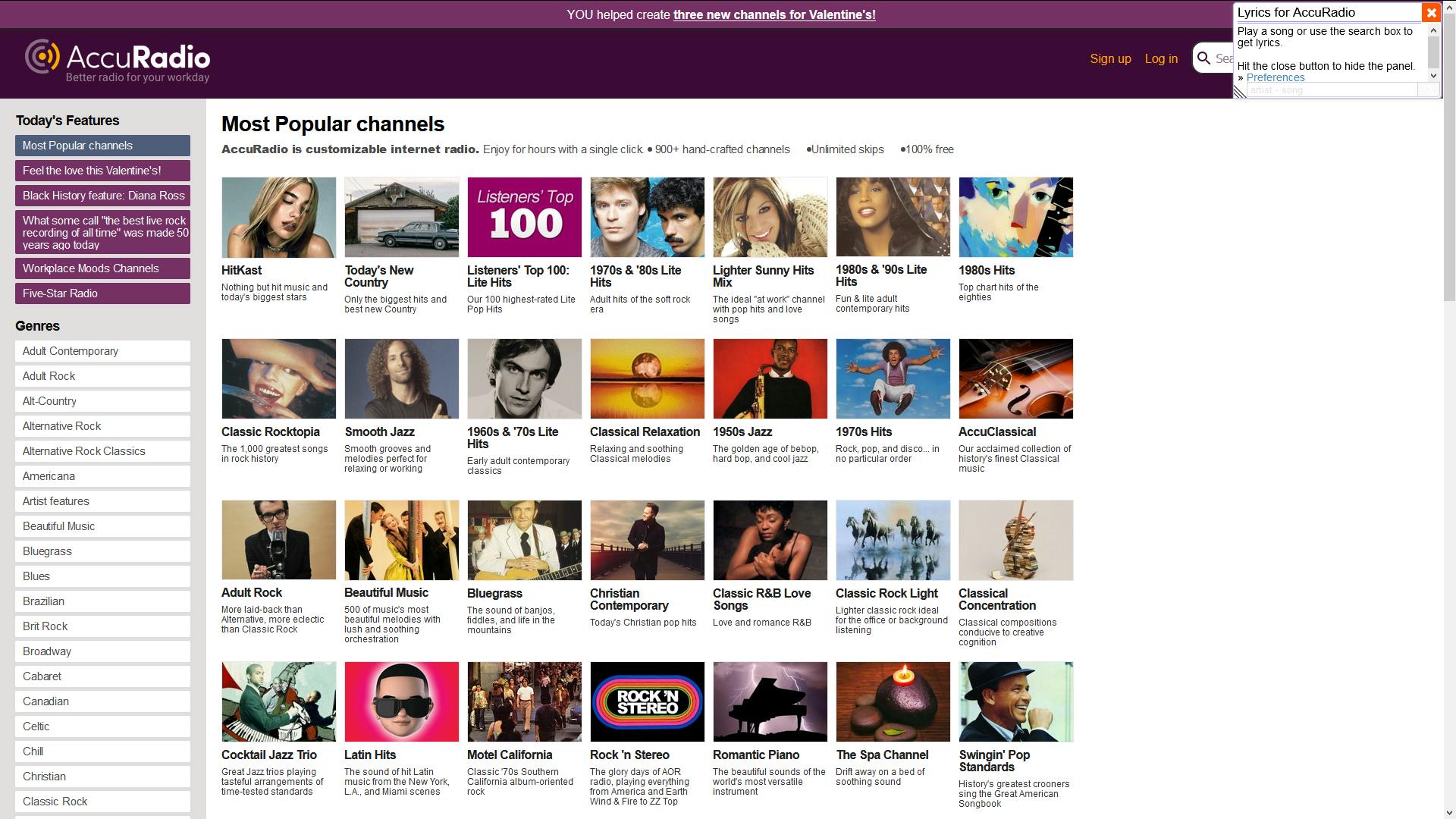 Tip 06 AccuRadio lijkt de ideale kruising tussen radio en Spotify.