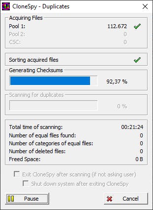 Tip 09 Met CloneSpy maak je jacht op dubbele bestanden.