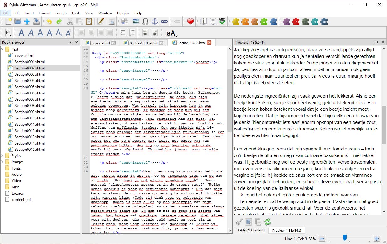 Tip 10 Maak je eigen e-book met Sigil.