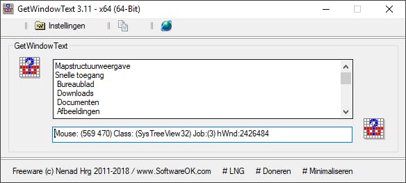 Tip 12 GetWindowText kopieert tekst uit vensters.