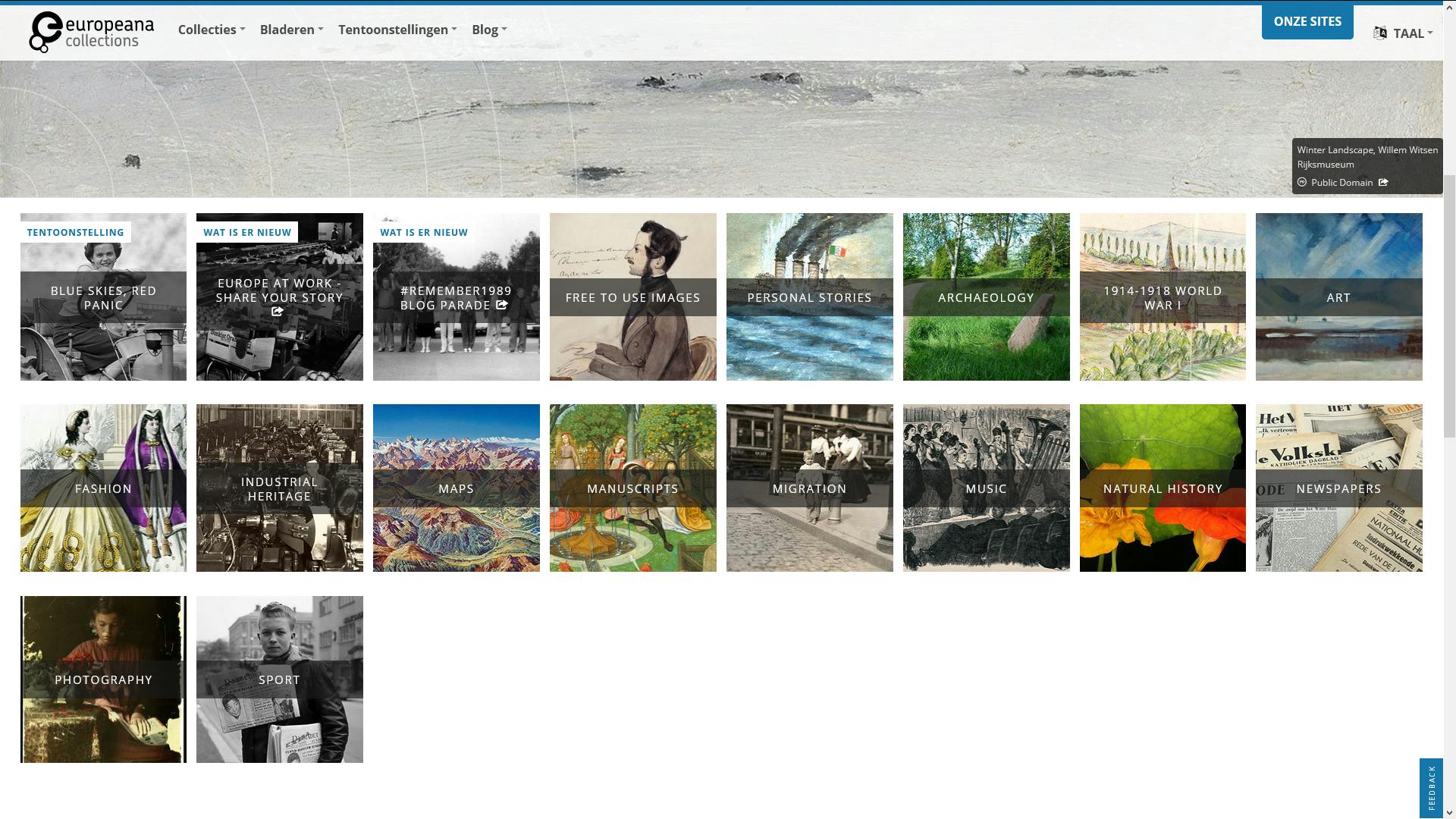 Tip 12 Virtueel dwalen door duizenden musea tegelijk kun je in het Europeana-project.