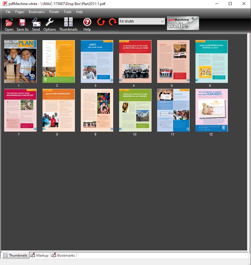 In pdfMachine genereer, lees en bewerk je pdf-bestanden.