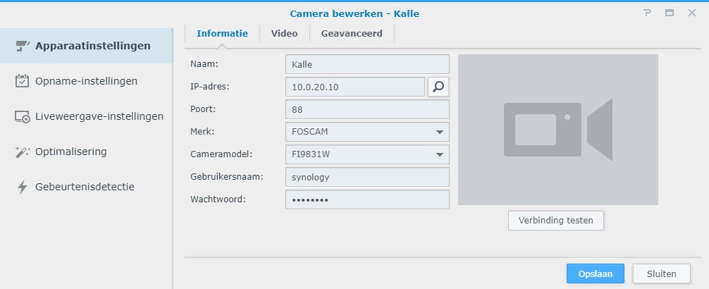 sricam synology
