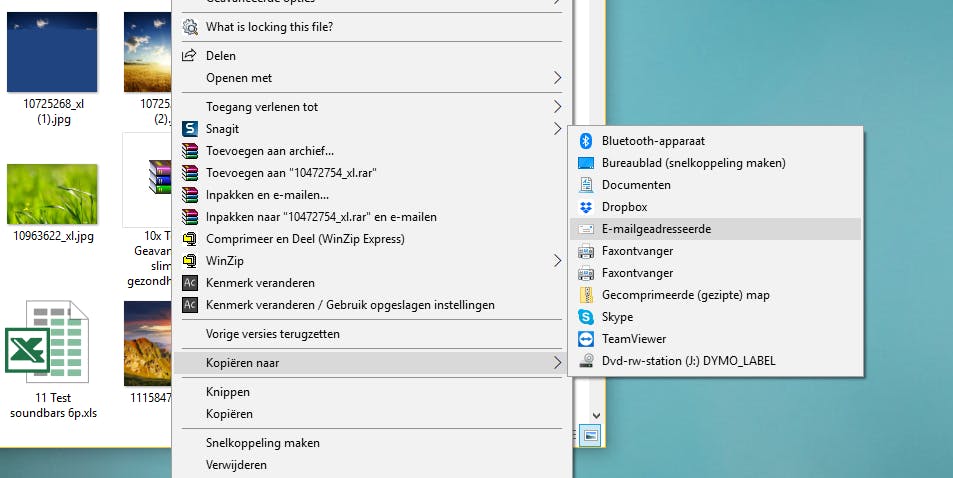 Tip 10 Eerst je mailprogramma openen, een mail starten en een bijlage toevoegen? Welnee, een rechtsklik doet dat veel sneller.