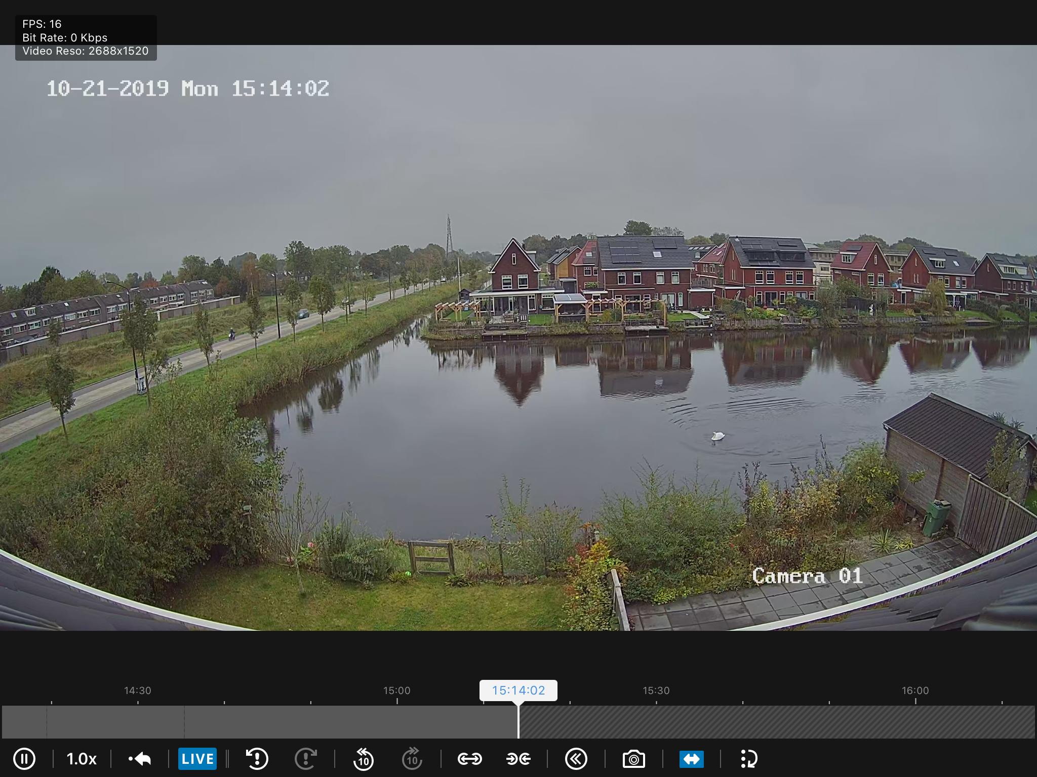 Met DS cam kun je onder andere slim terugkijken naar eerdere beelden.