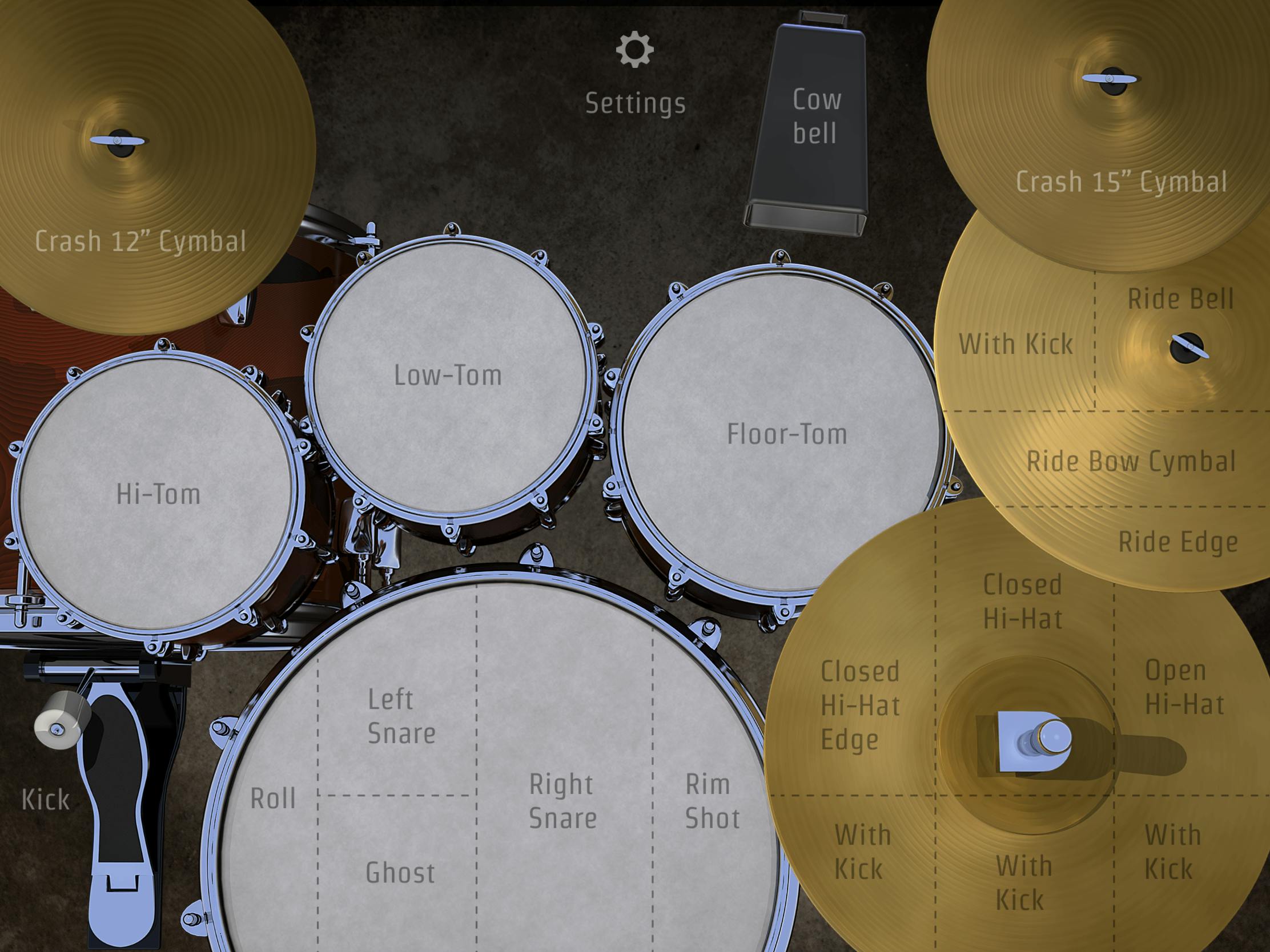 DrumKick laat je zelfs de bassdrum met je voet bedienen.