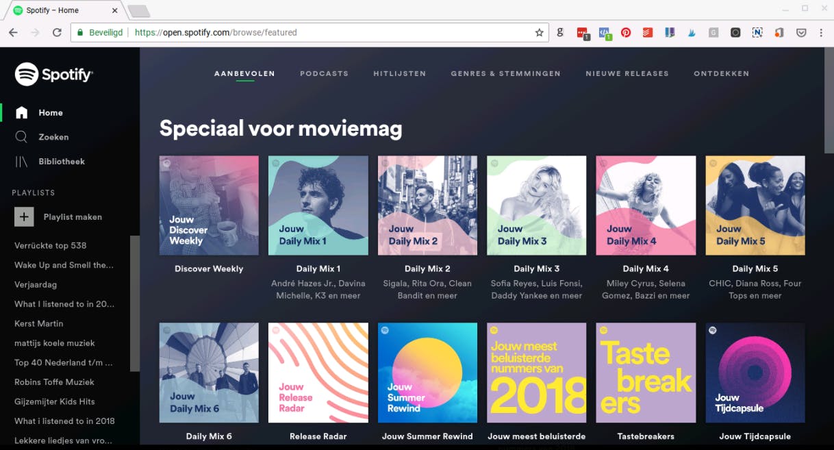 Tip 13 Installeer Spotify op je Chromebook; muziek afspelen kost je dan geen schijfruimte.