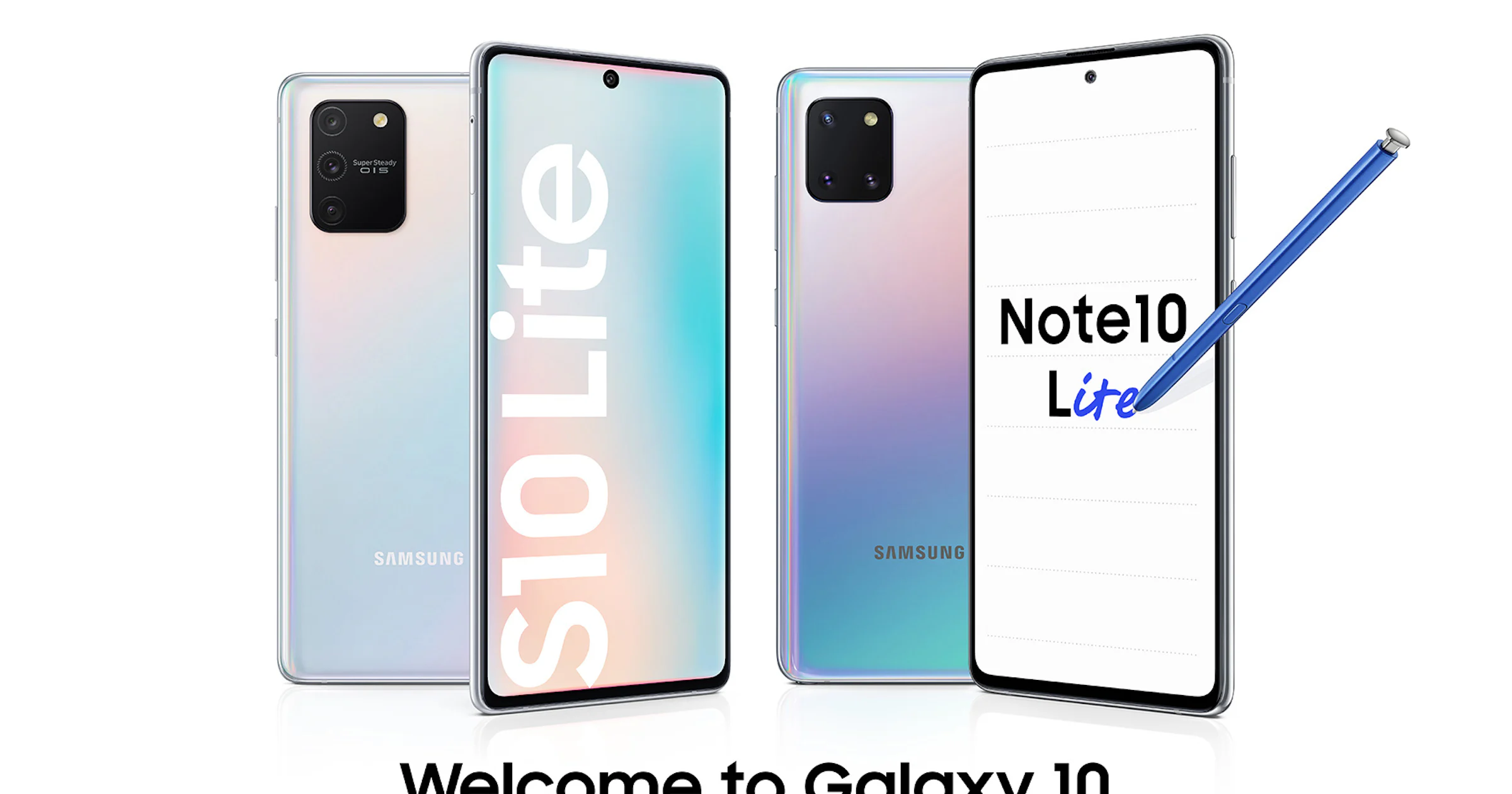 De verschillen tussen de S10 en S10 Lite en Note 10 en Note 10 lite