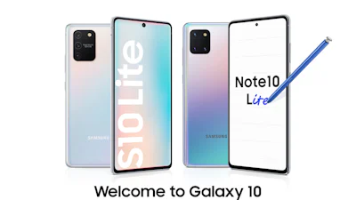 De verschillen tussen de S10 en S10 Lite en Note 10 en Note 10 lite