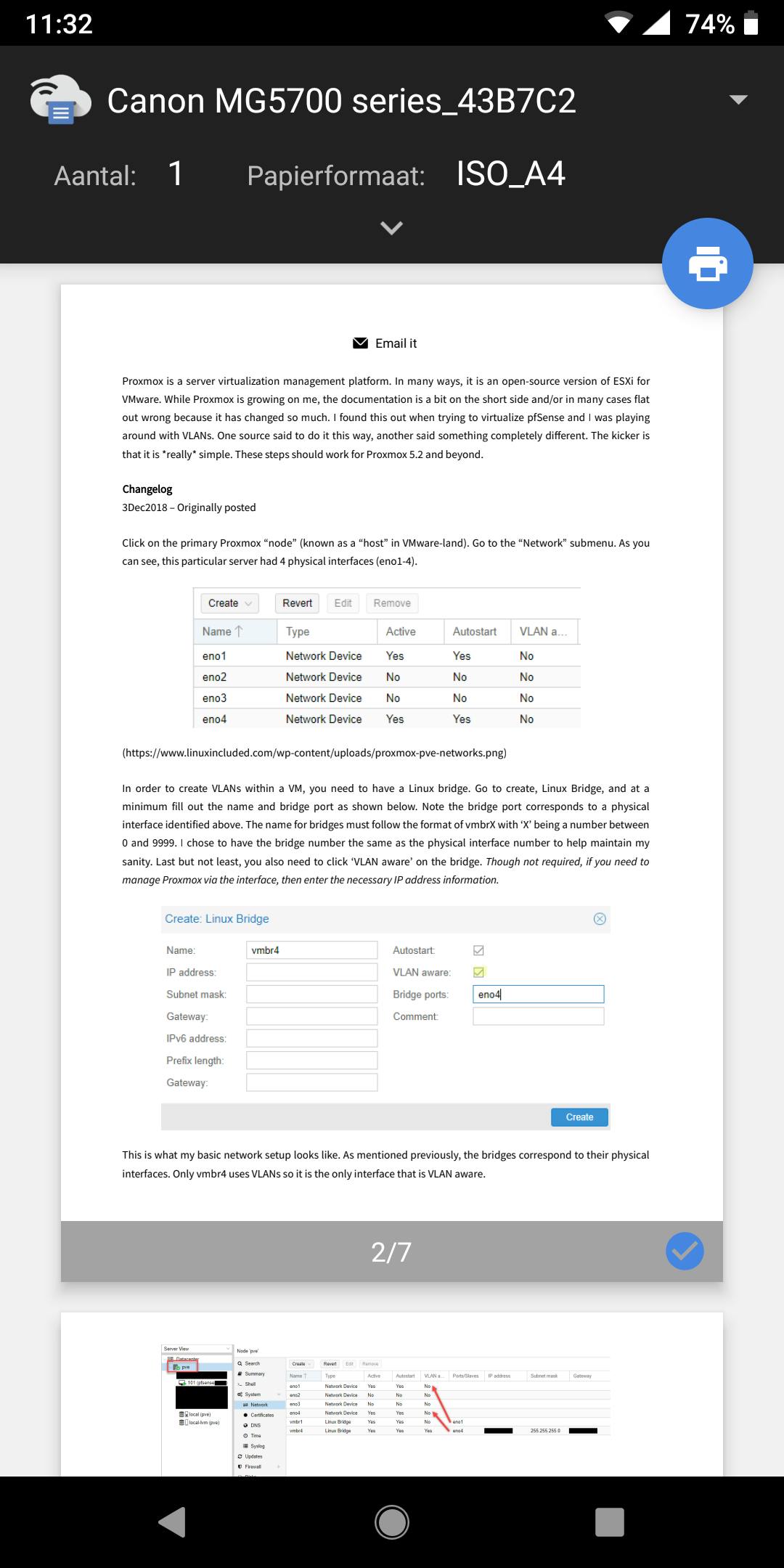 Tip 04 Onder Android kun je afdrukken met bijvoorbeeld de Cloudprinter-app.
