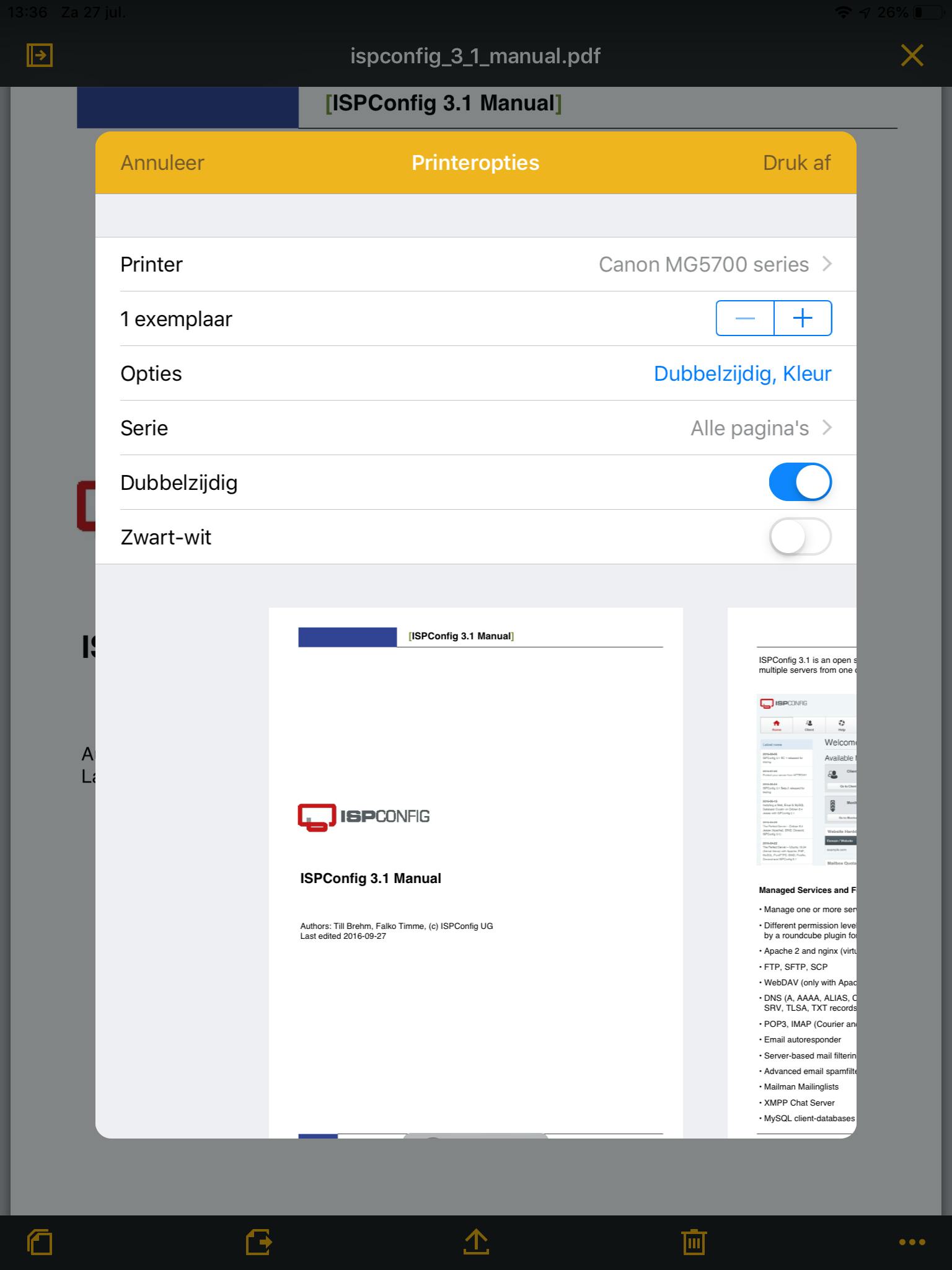 Tip 05 Dankzij AirPrint kun je eenvoudig afdrukken vanaf iPhone of iPad.
