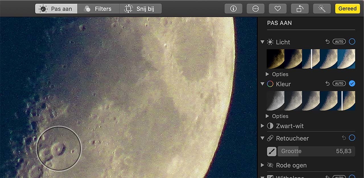 Weg met vlekken, pukkels of kraters