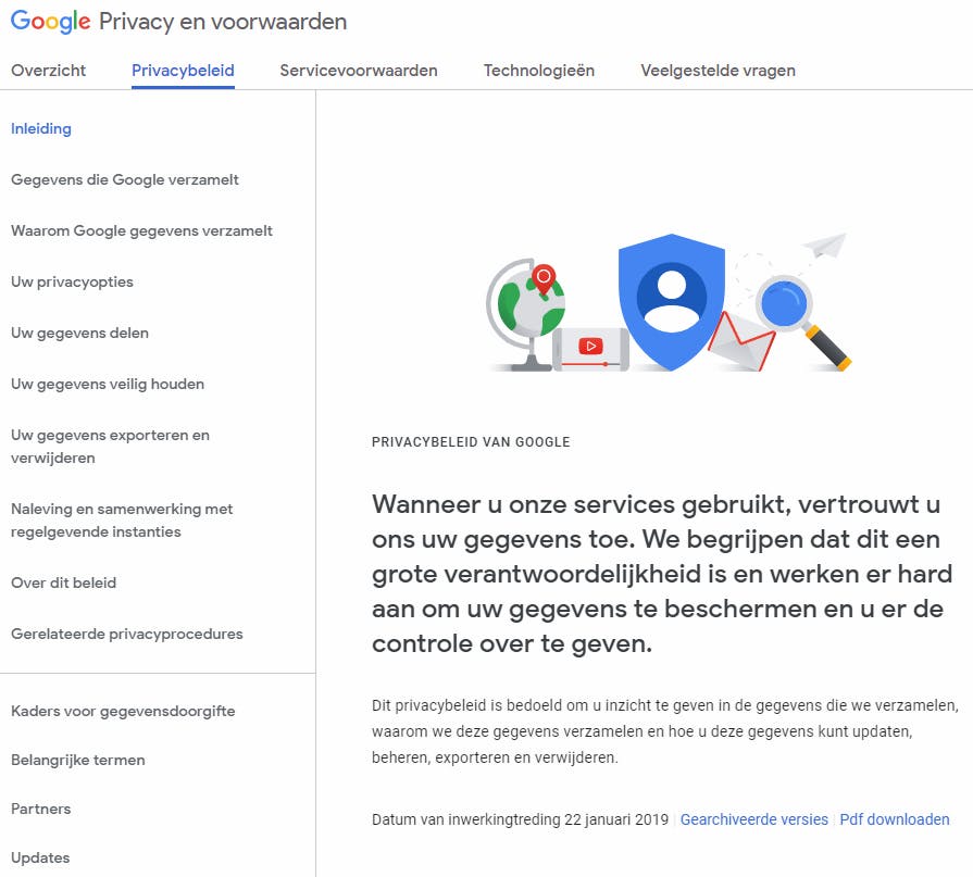 Google stelt zichzelf graag voor als het toonvoorbeeld van transparantie.