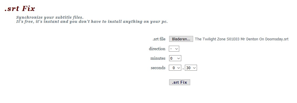 Tip 05 Synchroniseer op een vrij eenvoudige wijze ondertitels die uit de pas lopen.