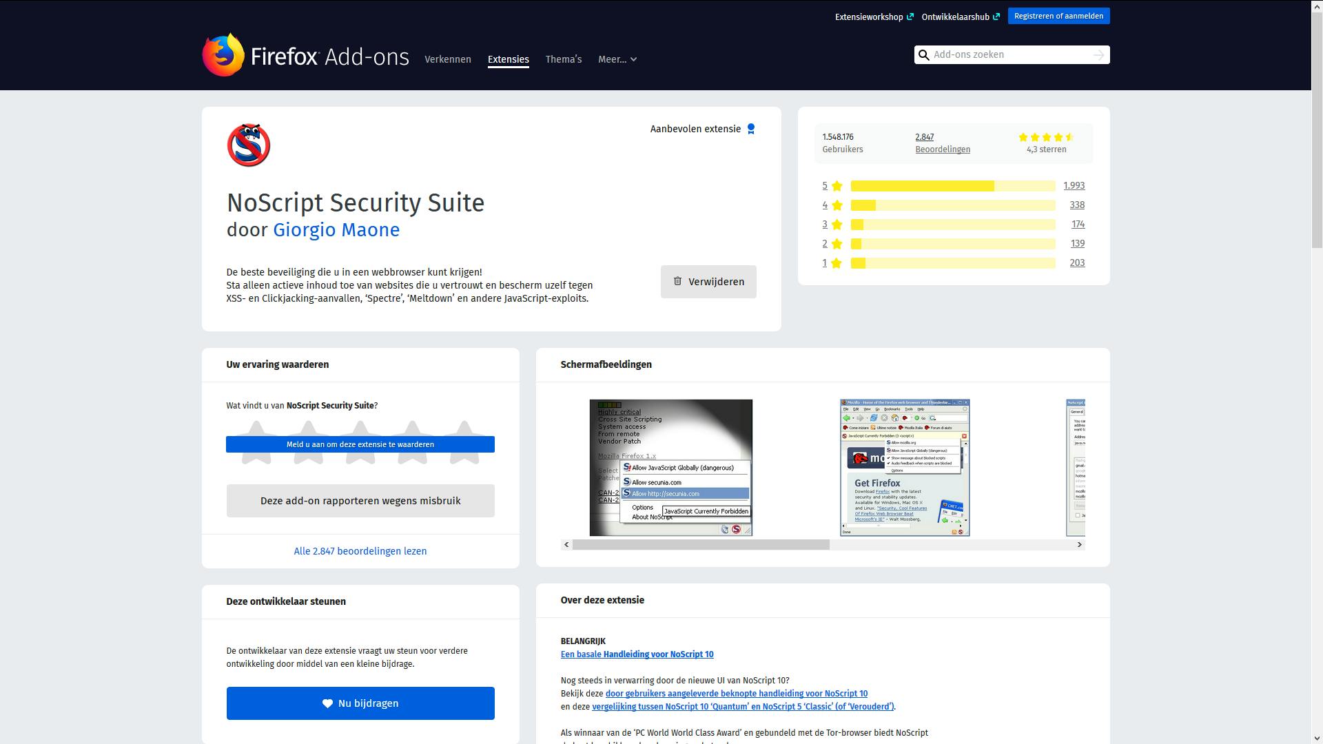Tip 05 Houd pottenkijkers buiten de deur van Firefox.