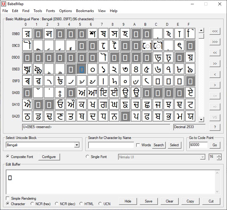 Tip 12 Een handig overzicht van álle Unicode-karakters.