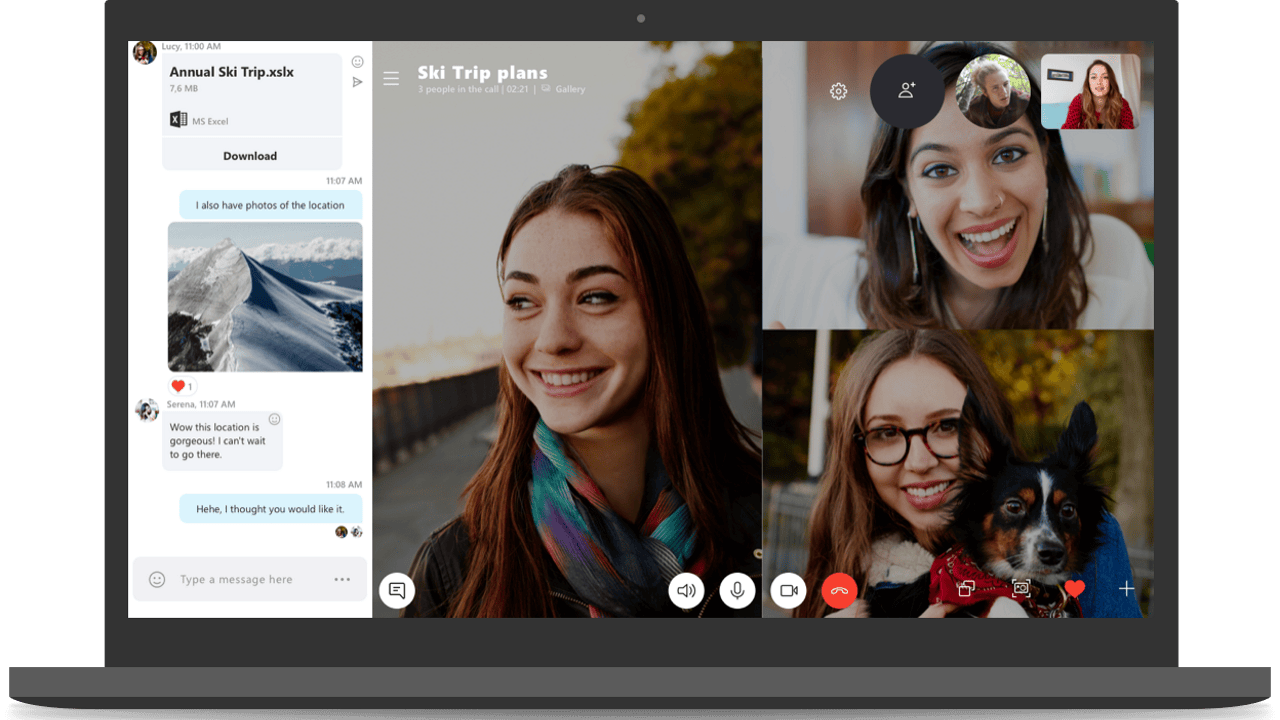 skype, chat, microsoft