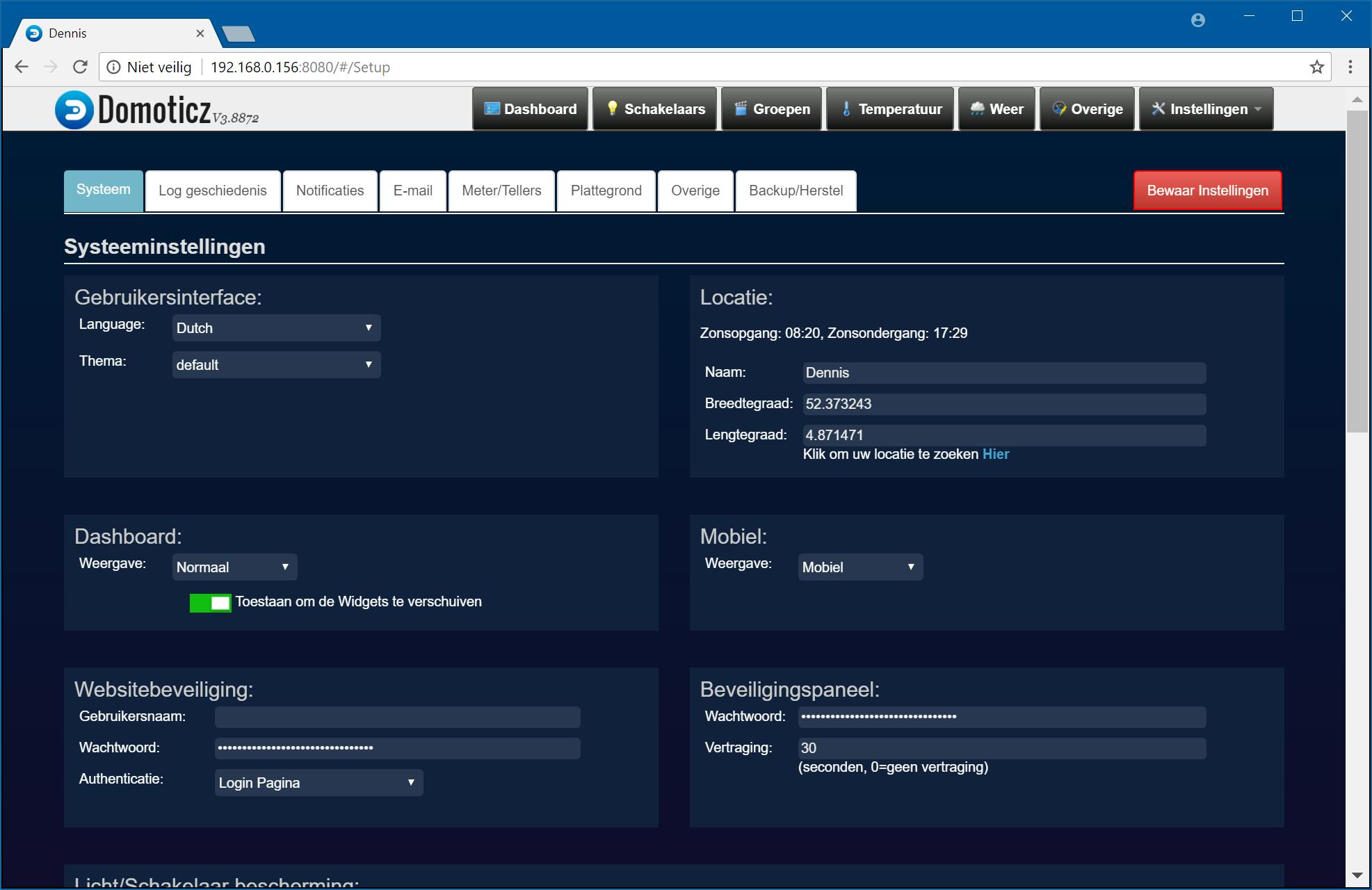 Tip 07 Via de algemene instellingen geven je belangrijke informatie op, zoals je locatie.