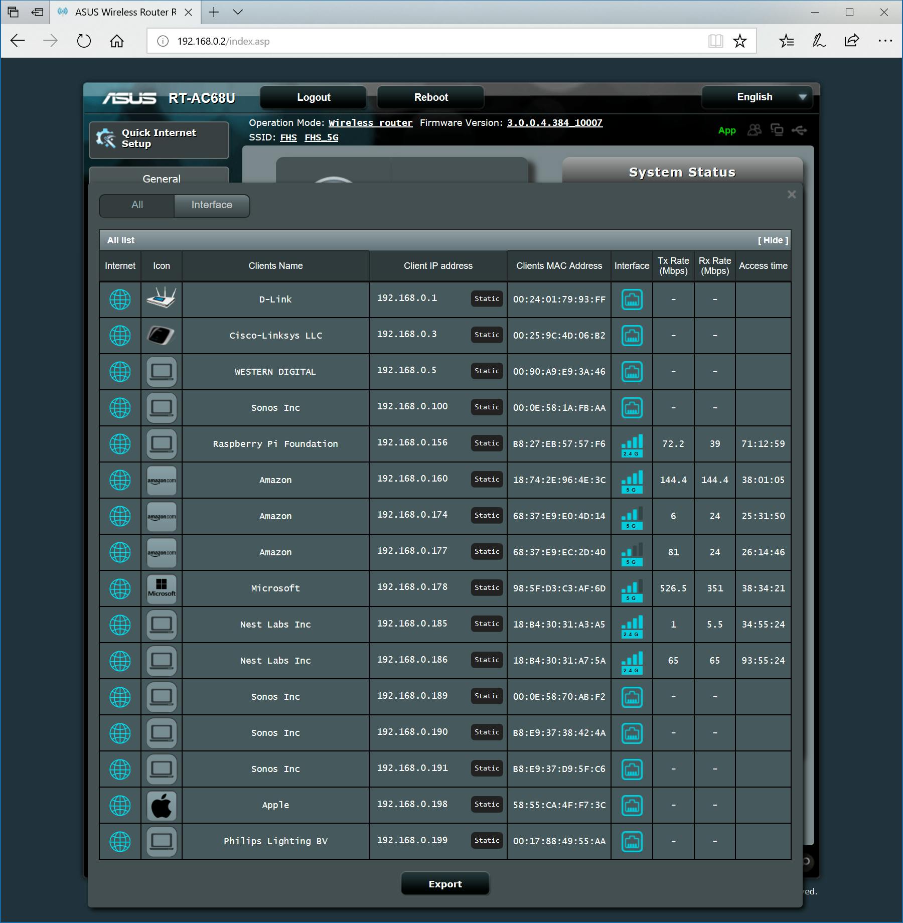 Tip 08 Via je router vraag je een overzicht op van toegekende ip-adressen.