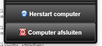Sluit Domoticz af via de gebruikersomgeving en niet door de voedingskabel van je Raspberry Pi los te koppelen.