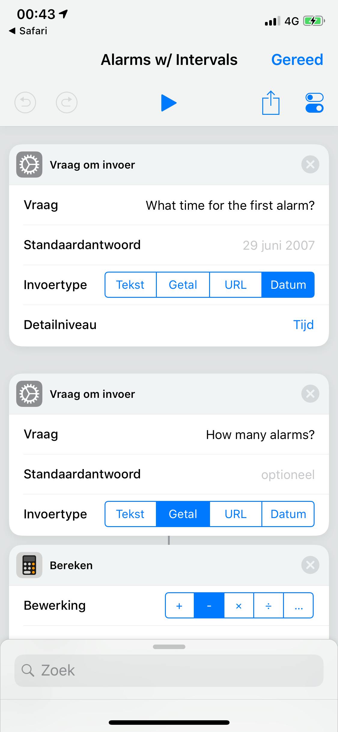 Tip 06 Druk jij altijd je alarmen weg? Deze opdracht helpt je door om de vijf minuten een nieuw alarm af te laten gaan.