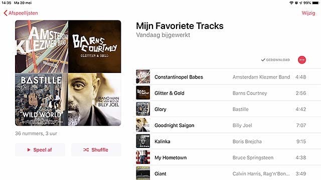 Afspeellijsten voor iOS iTunes maken