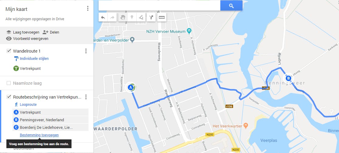 Vanuit Google Maps creëer je zonder al te veel moeite ook je persoonlijke (route)kaarten.