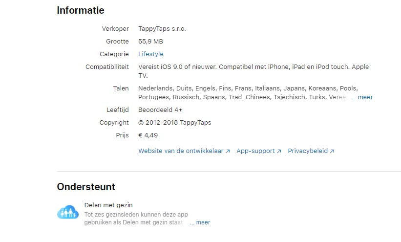 Controleer of je tablet/smartphone niet té oud is, de camera goed genoeg is én of de software er nog wel op kan draaien.