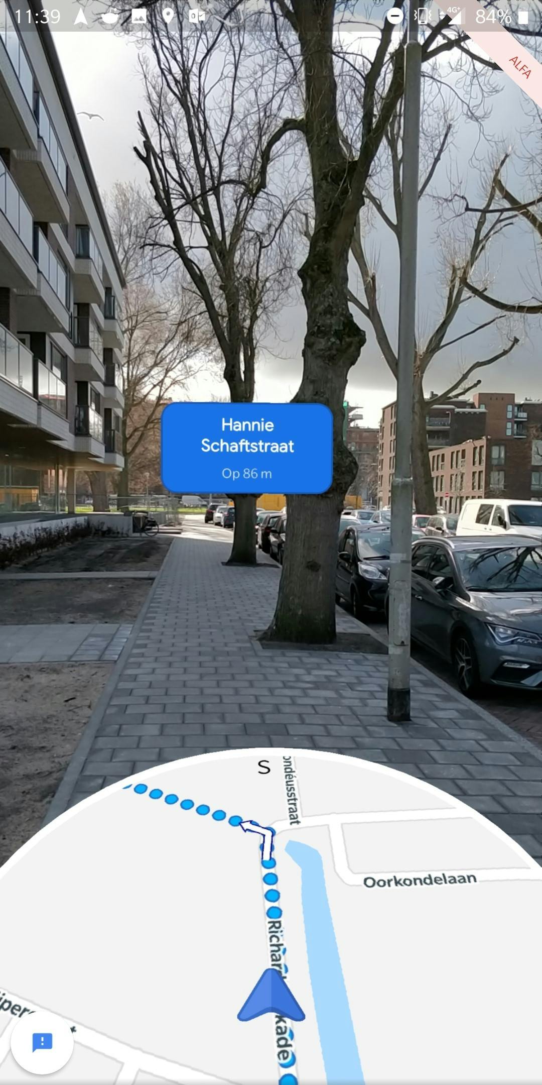 google maps ar route