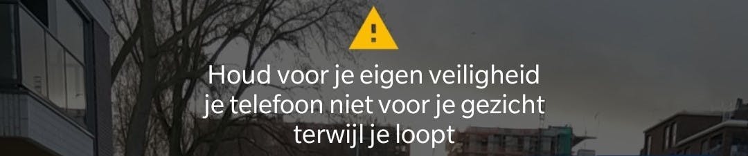 google maps ar waarschuwing