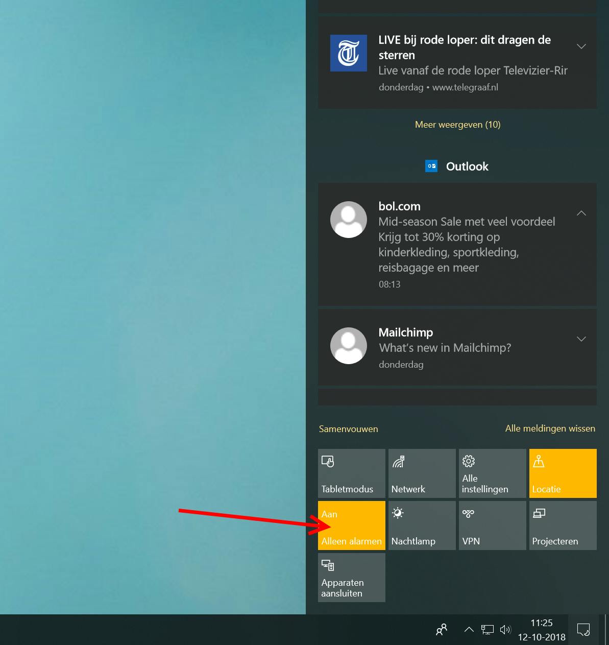 Laat je niet afleiden: stel concentratiehulp in om alle notificaties te blokkeren.