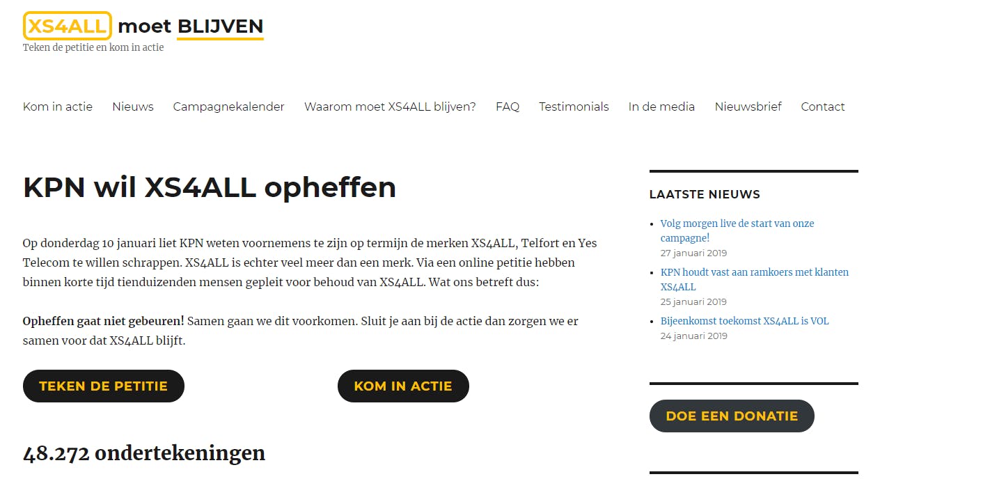 De petitie is inmiddels al meer dan 48.000 keer ondertekend.