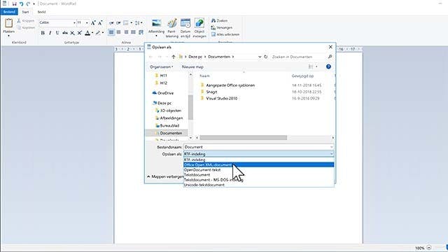 WordPad heeft ook nog altijd een plekje in Windows 10