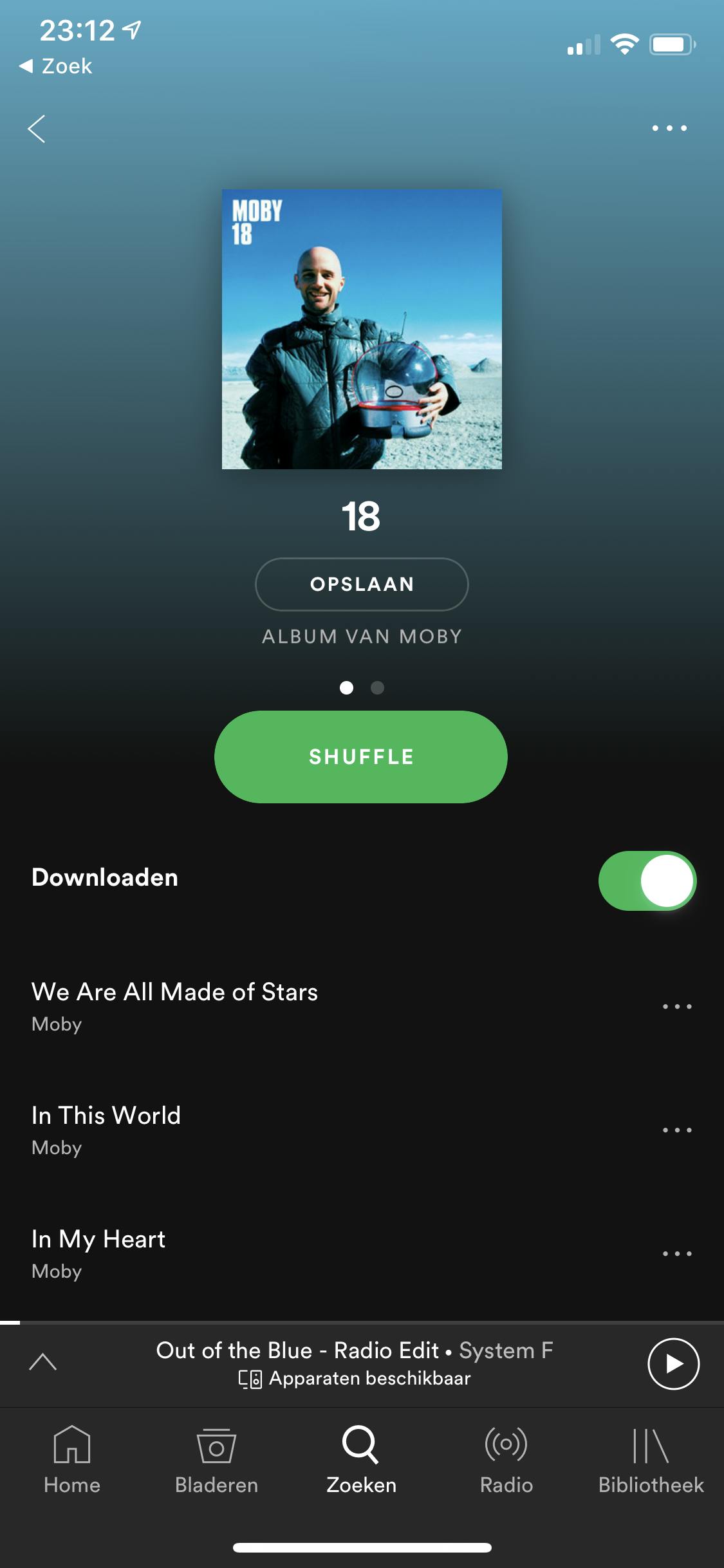 Spotify kan dan wel een streamingdienst zijn, maar je kunt gewoon offline je favoriete nummers beluisteren.