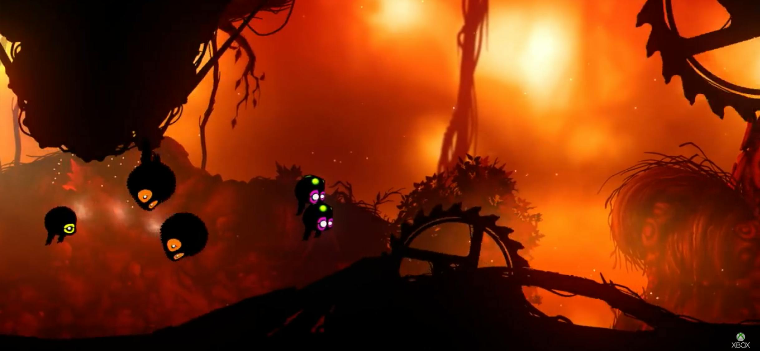 Hersenloos en af en toe toch ook een breinbreker, deze offline side-scrolling game Badland.