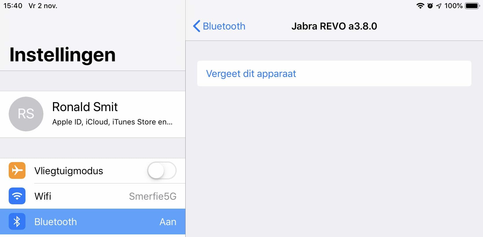 Vergeet een Bluetooth-apparaat en koppel het opnieuw in iOS