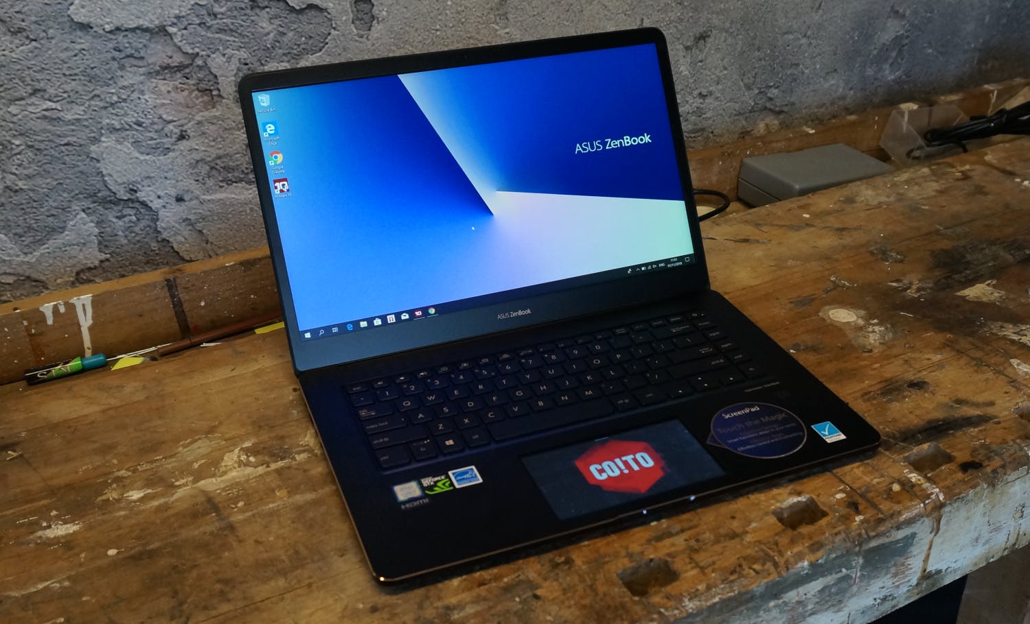 ASUS ZenBook Pro UX580G – Schermpje als touchpad