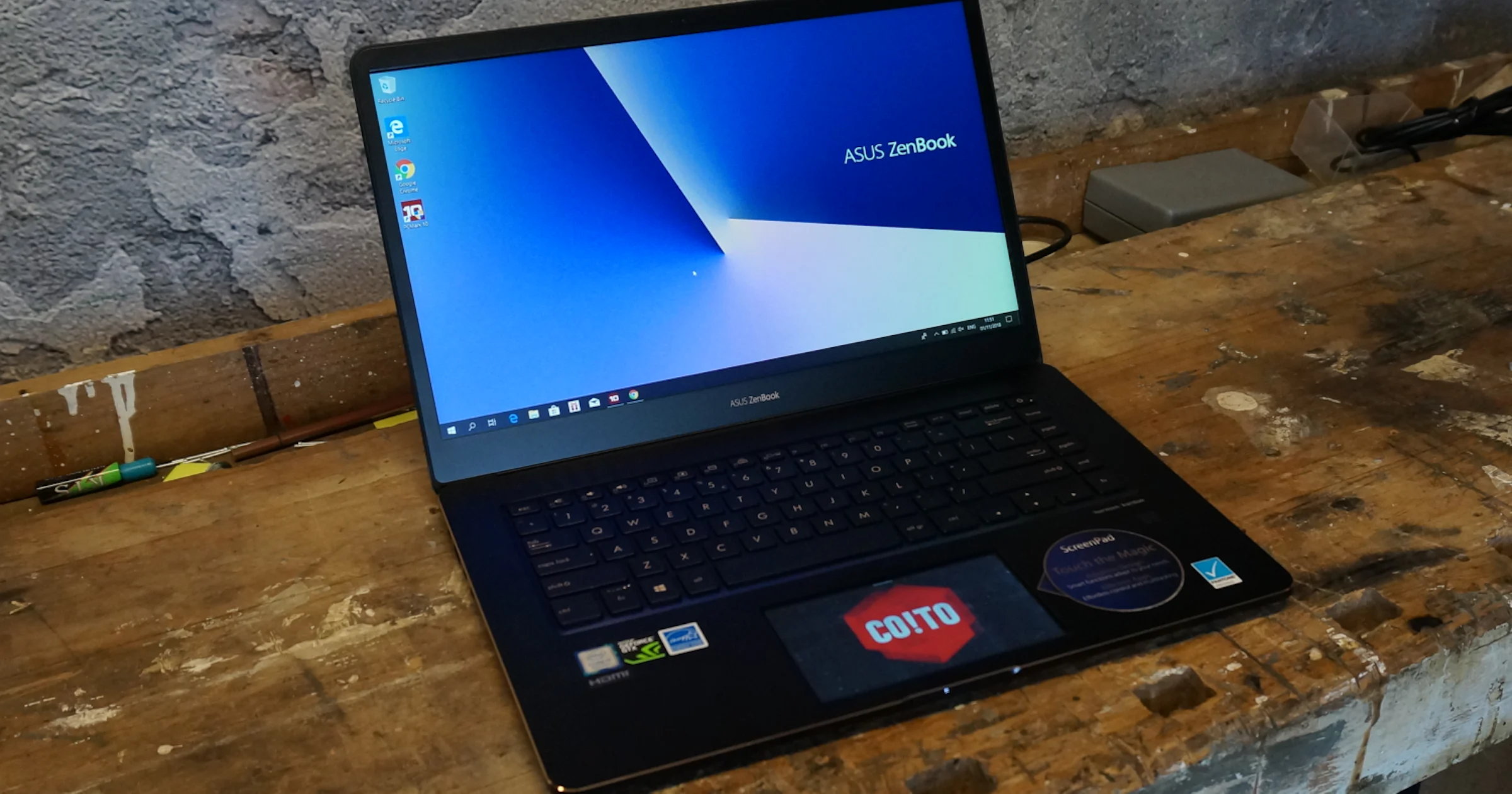 ASUS ZenBook Pro UX580G – Schermpje als touchpad