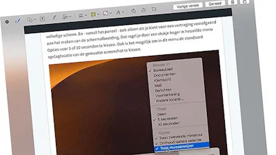 Screenshots maken in macOS Mojave